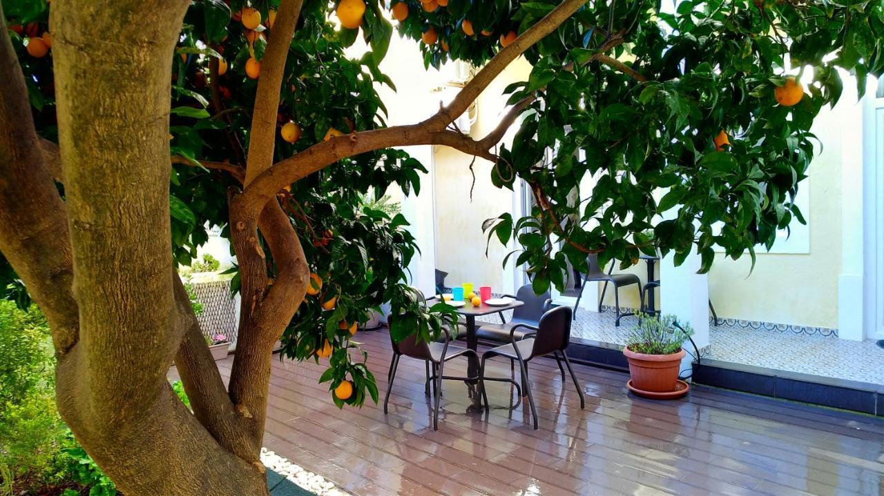 Sunny Orange Garden Apartment In Central リスボン エクステリア 写真